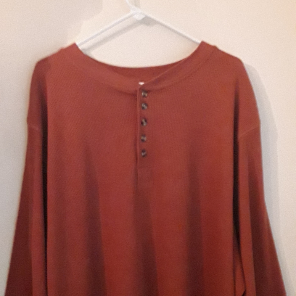 KINGSIZE MENS LONG SLEEVE THERMAL SHIRT. SIZE 4XL.